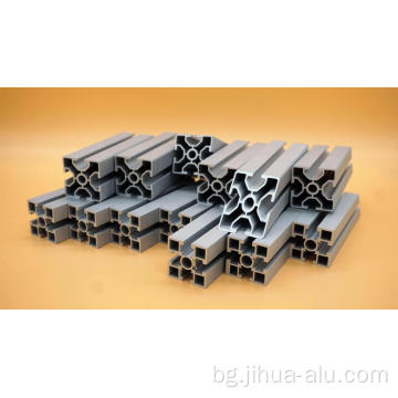 6063 алуминиев екструдиращ машинен кадър алуминиев профил